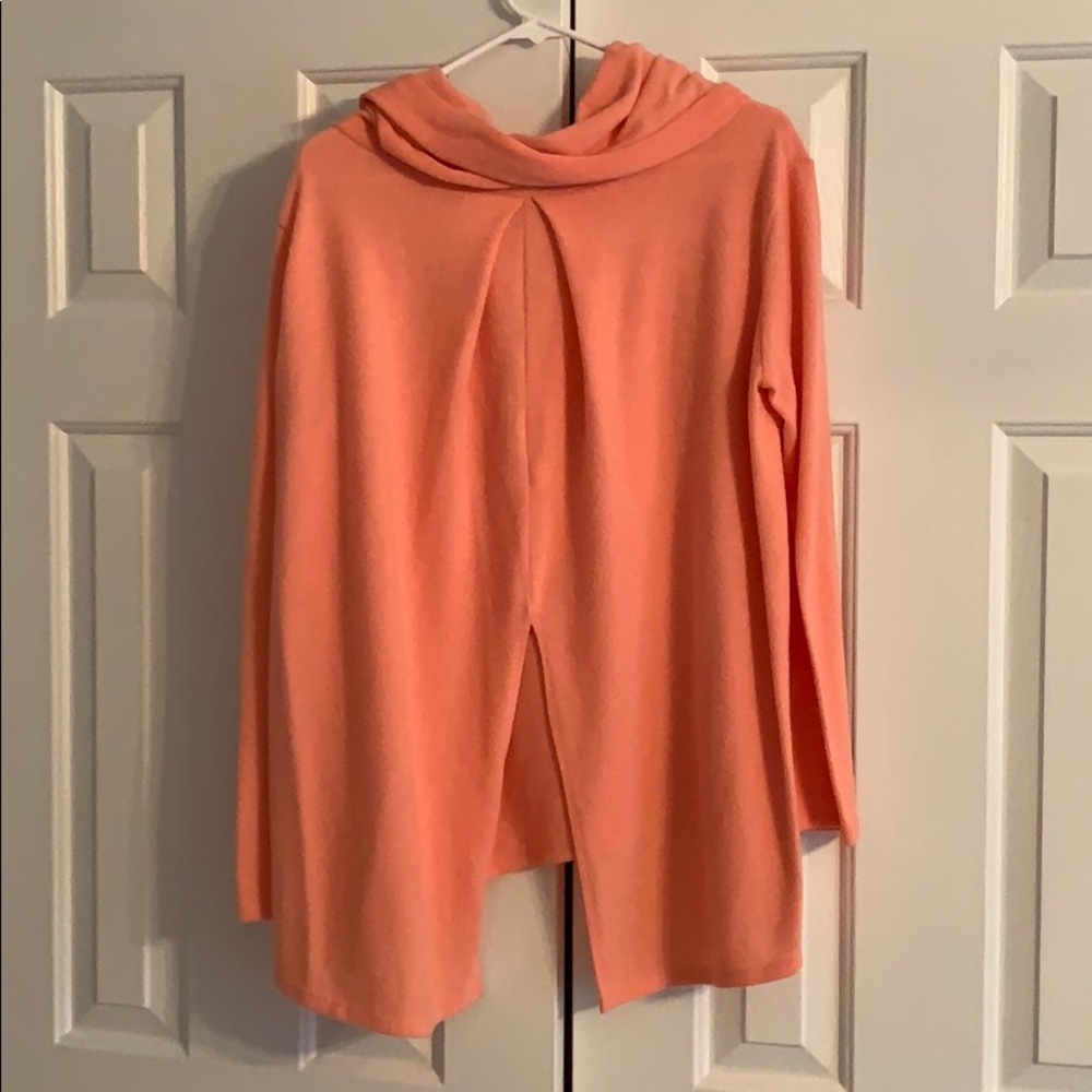 🧶 Cowl Neck High Low Sweater Size M 🧶 - Picture 2 of 16